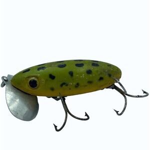 Fred Arbogast Jitterbug Vintage Lure‎ Frog Pattern Topwater Fishing Lure